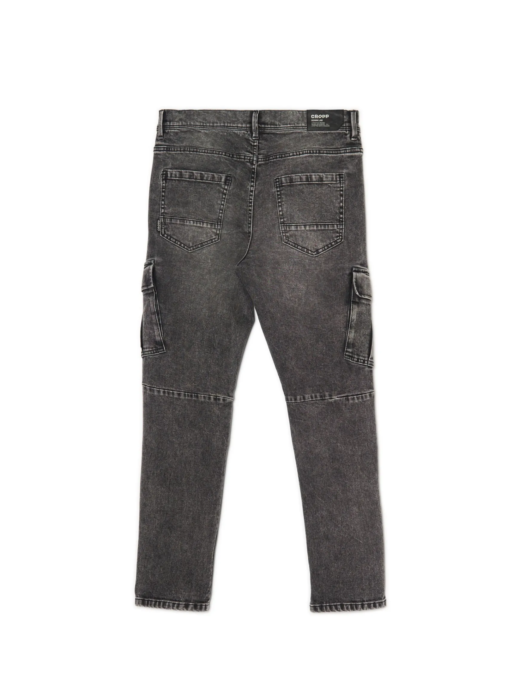 Fashion Cropp Szare jeansy skinny szary