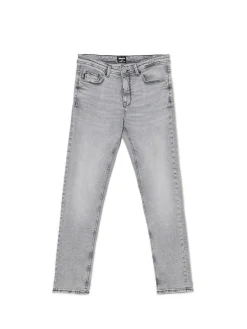 Fashion Cropp Szare jeansy slim jasnyszary