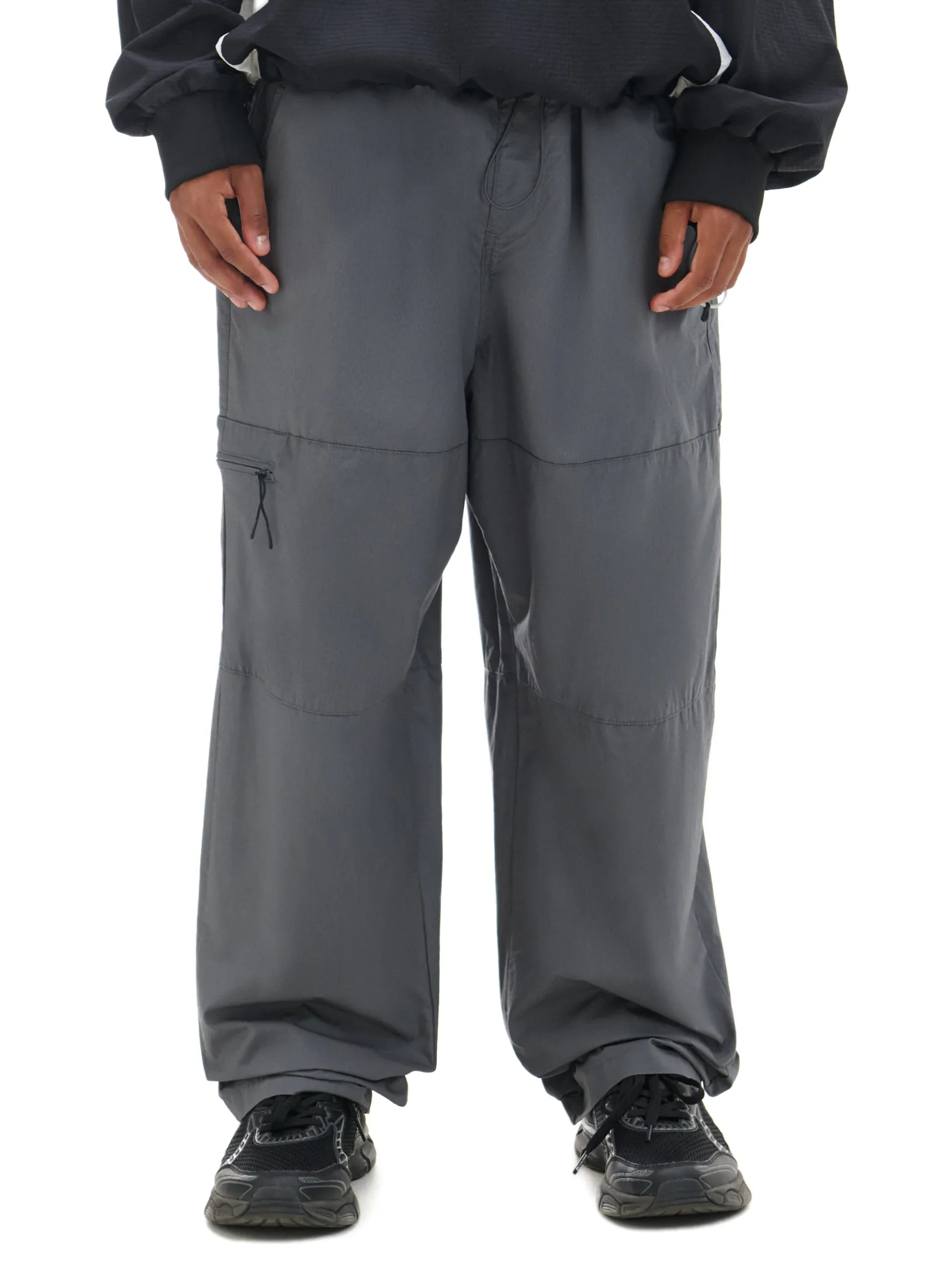 Online Cropp Szare joggery Baltic Games szary