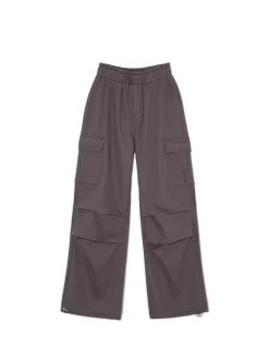 Outlet Cropp Szare spodnie cargo szary