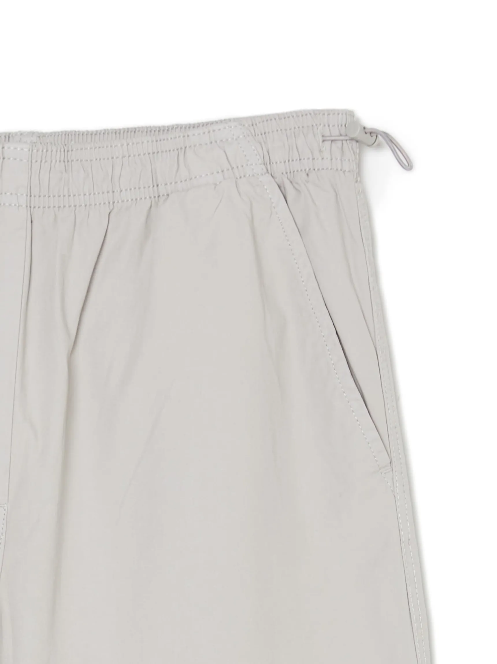 Best Cropp Szare spodnie parachute jasnyszary
