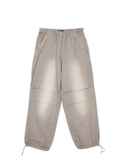 Discount Cropp Szare spodnie parachute inny
