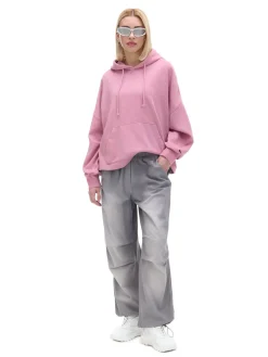 Discount Cropp Szare spodnie parachute inny