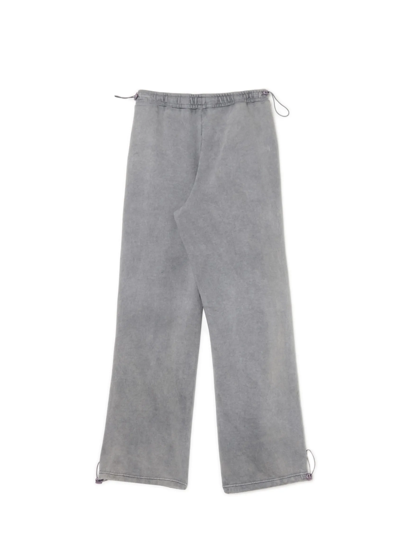 Sale Cropp Szare spodnie parachute jasnyszary