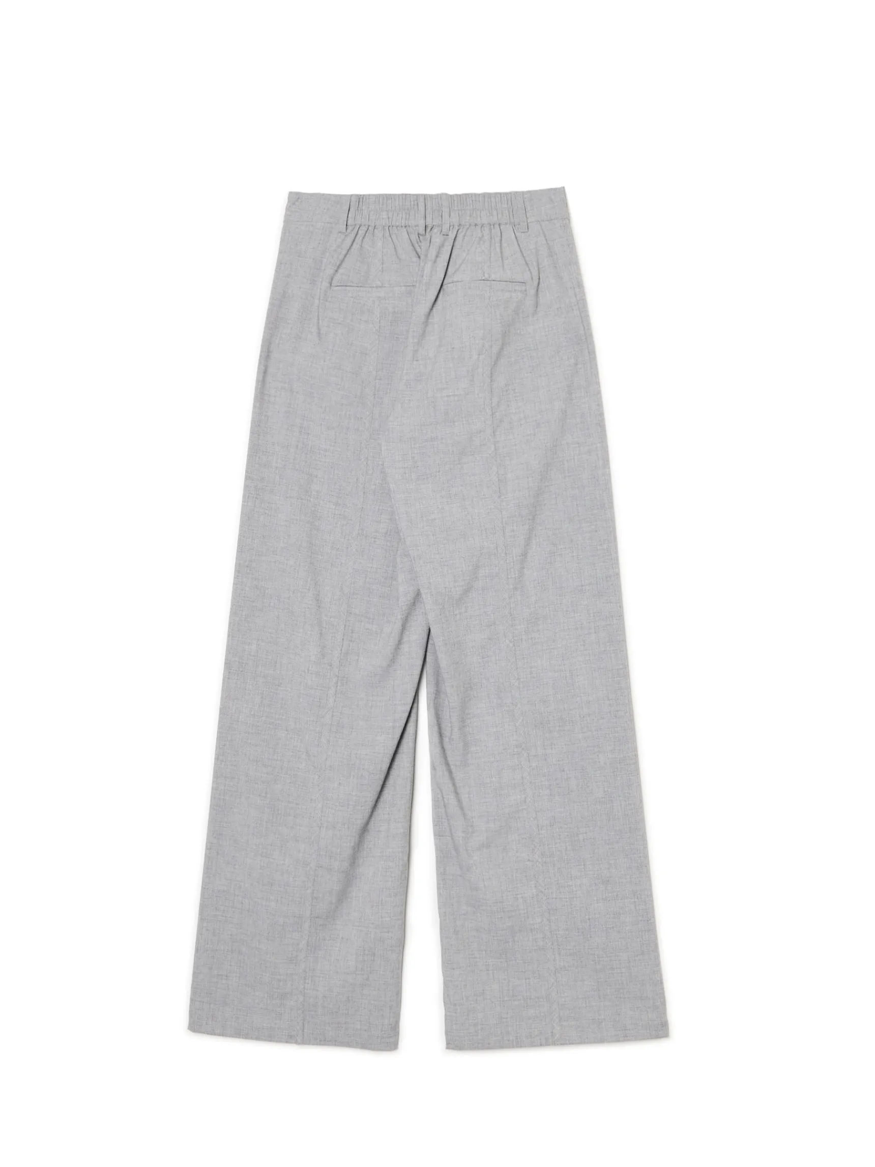Sale Cropp Szare spodnie tailoring szary