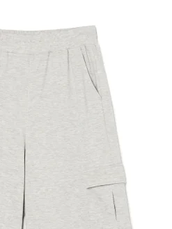 Fashion Cropp Szare spodnie z kieszeniami cargo jasnyszary