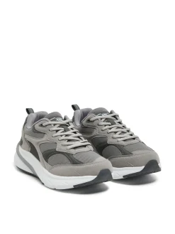 Outlet Cropp Szare sportowe sneakersy szary