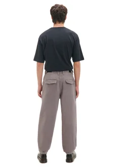 Online Cropp Szare szerokie chinosy szary