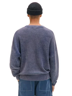 New Cropp sweter z efektem sprania szary