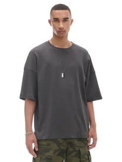 Online Cropp T-shirt basic szary