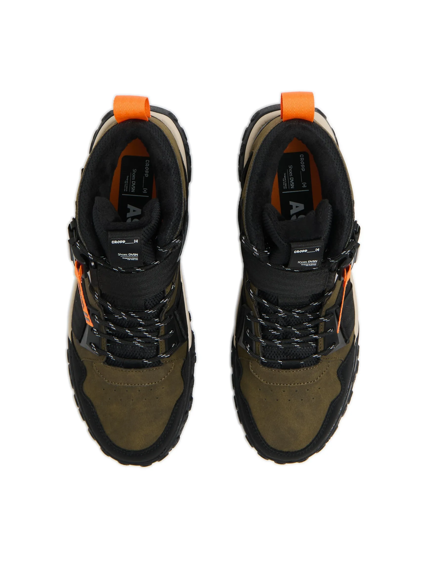 Fashion Cropp Sznurowane sneakersy z zatrzaskiem zielony