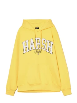 Sale Cropp Żółta bluza z aplikacją UNISEX żółty