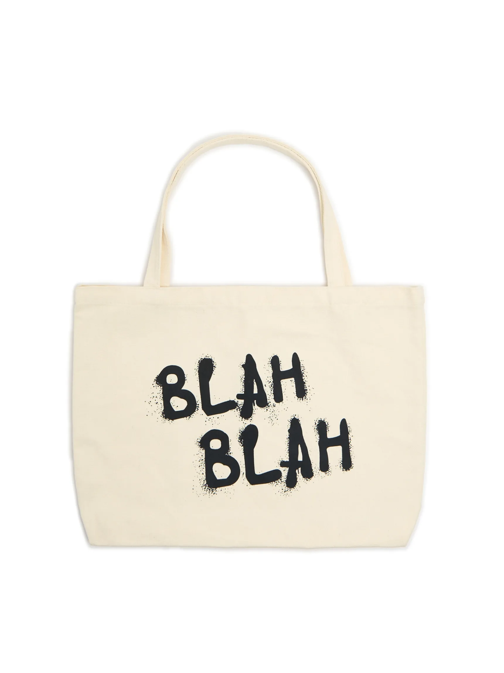 Discount Cropp Torba shopper z ozdobnym napisem kremowy