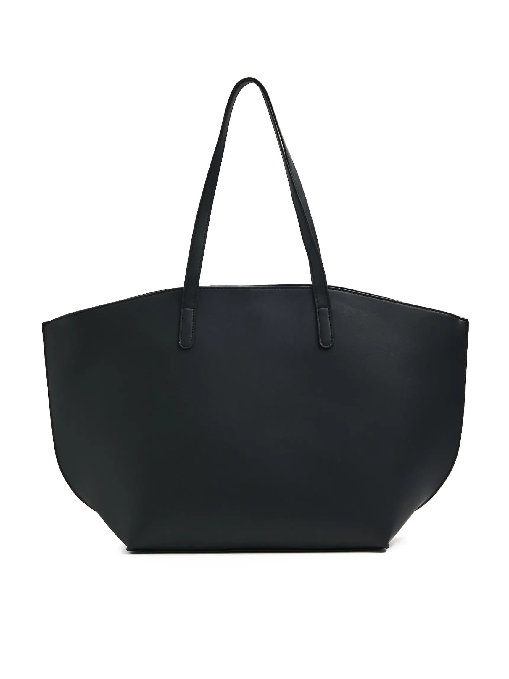 Fashion Cropp Torebka shopper z przegrodą czarny