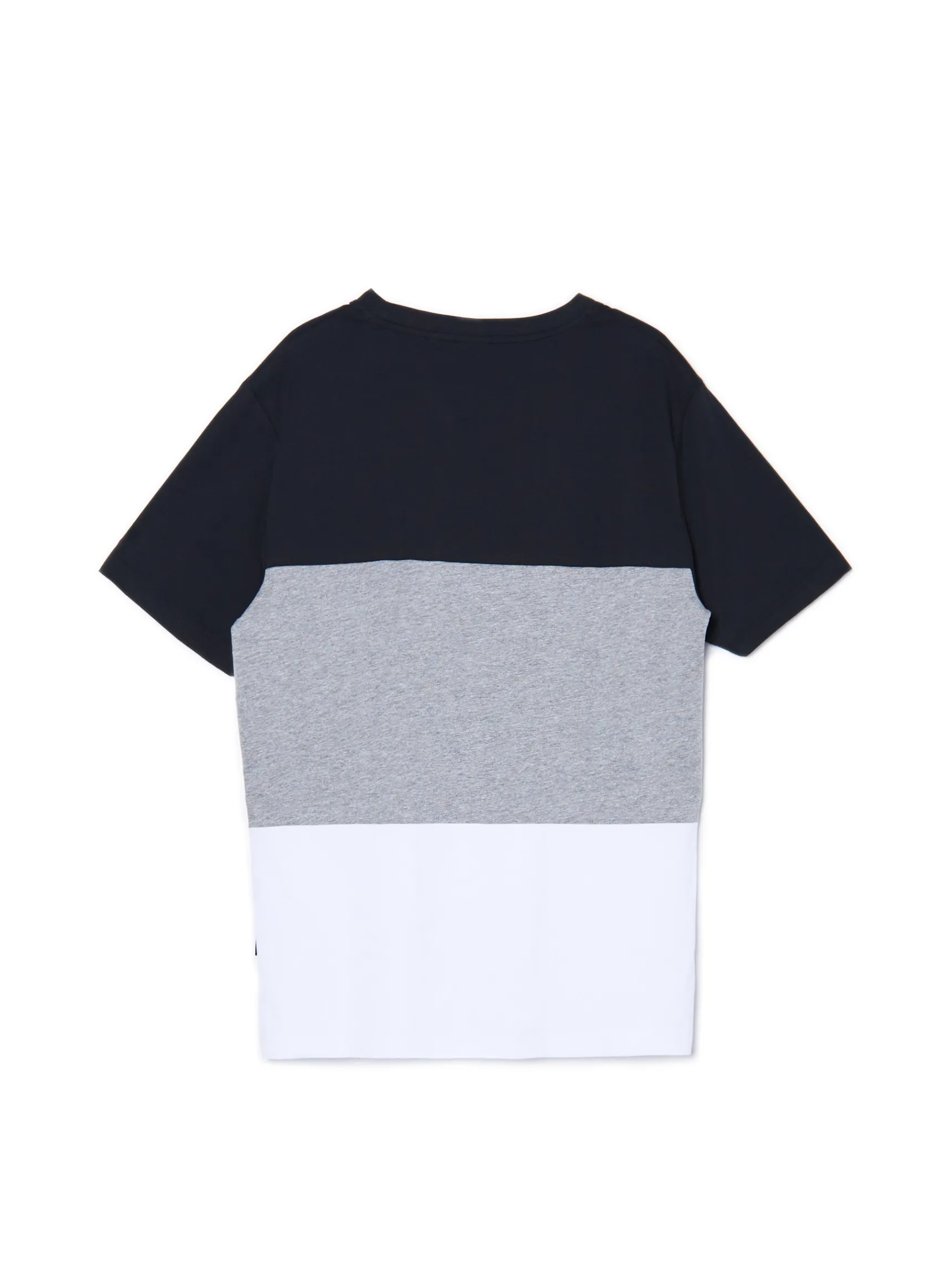 Clearance Cropp Trójkolorowa koszulka w pasy czarny