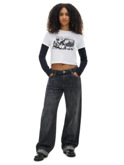 Clearance Cropp T-shirt longsleeve Monster High biały