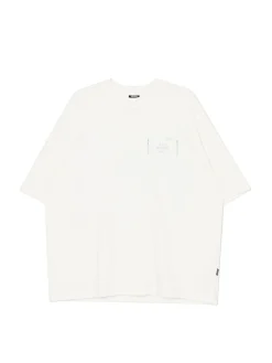 New Cropp T-shirt Pusha T. kremowy
