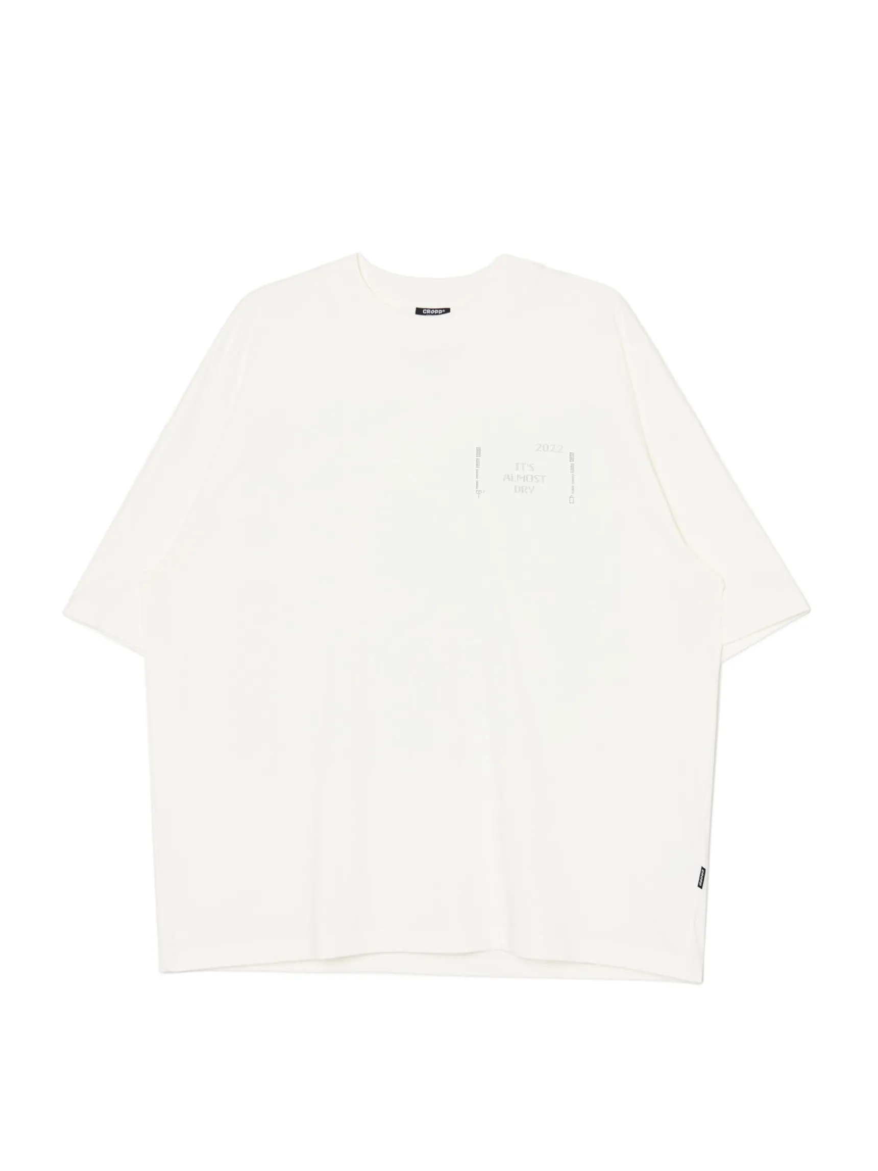 New Cropp T-shirt Pusha T. kremowy