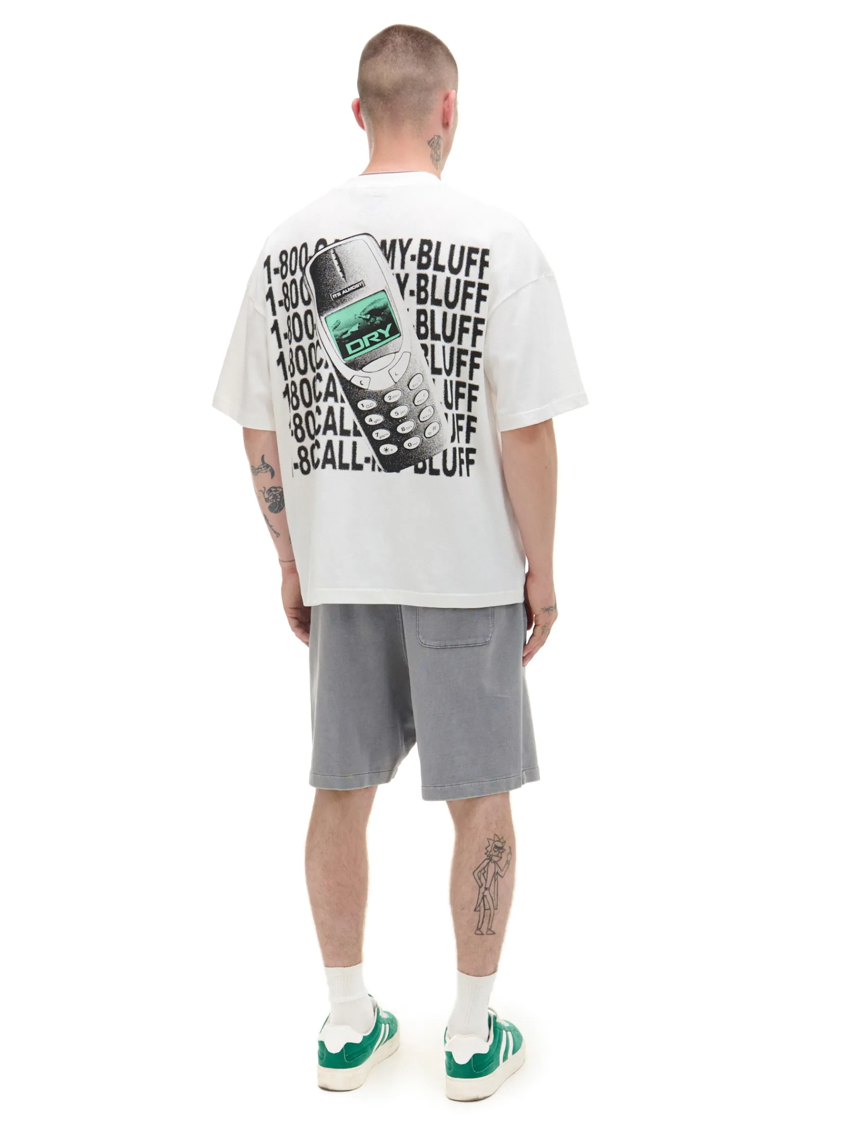 New Cropp T-shirt Pusha T. kremowy