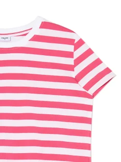 Fashion Cropp T-shirt w paski różowy