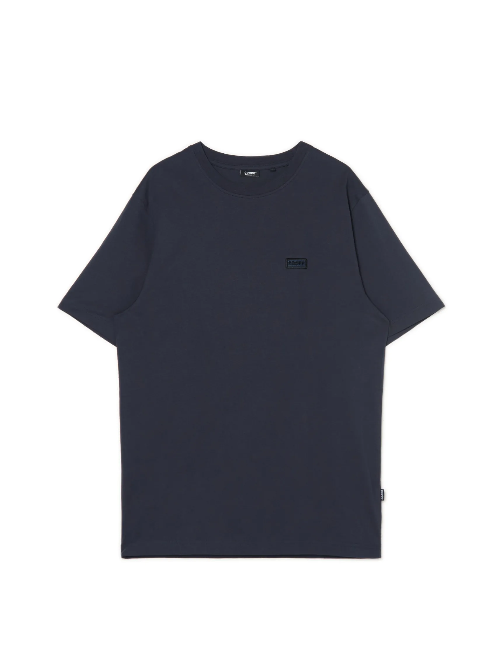 Sale Cropp T-shirt z haftem szary