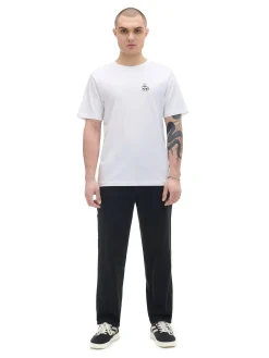 Online Cropp T-shirt z haftem biały