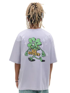 Clearance Cropp T-shirt z koniczyną szary