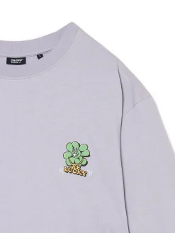 Clearance Cropp T-shirt z koniczyną szary
