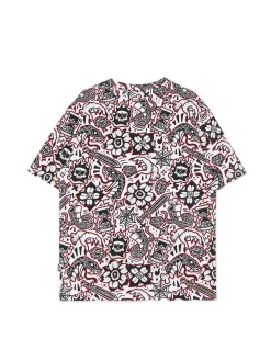 Fashion Cropp T-shirt z nadrukiem all over biały