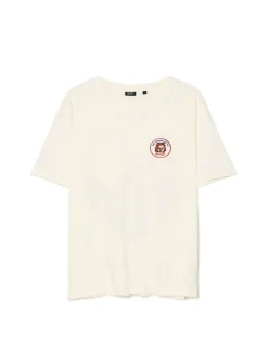 Clearance Cropp T-shirt z nadrukiem Chucky kremowy