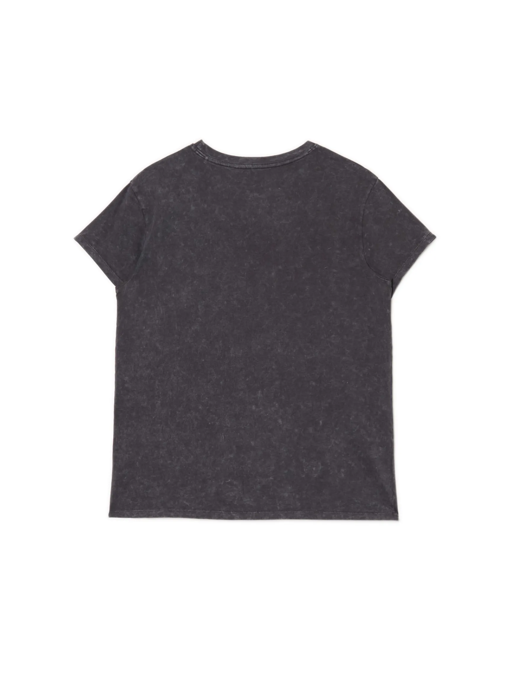 New Cropp T-shirt z nadrukiem Queen jasnyszary