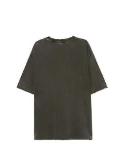 Fashion Cropp T-shirt z postrzępionymi brzegami szary