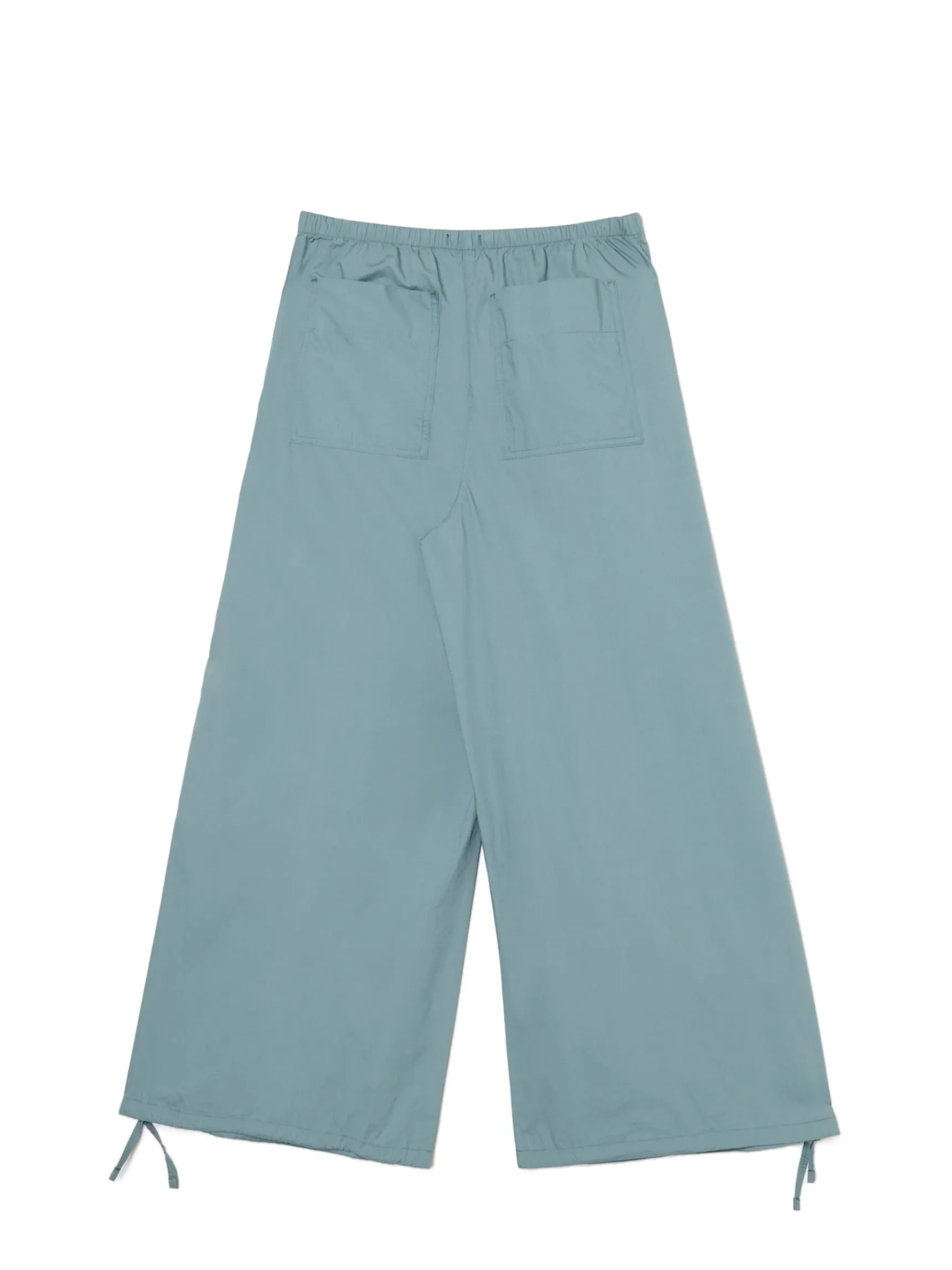 New Cropp Turkusowe spodnie wide leg zielony