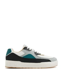 Best Cropp Wielokolorowe sneakersy kremowy