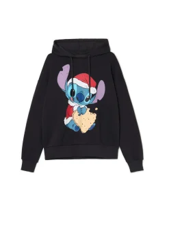 Fashion Cropp Świąteczna bluza hoodie Stitch szary