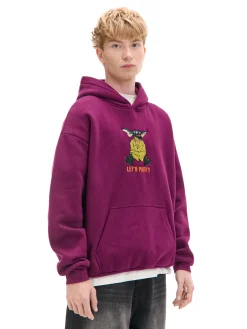 New Cropp Świąteczna bluza z Gremlinem fioletowy