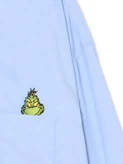 Hot Cropp Świąteczna koszula z Grinchem niebieski