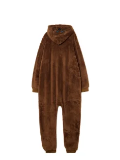Online Cropp Świąteczna onesie Star Wars Chewbacca brązowy