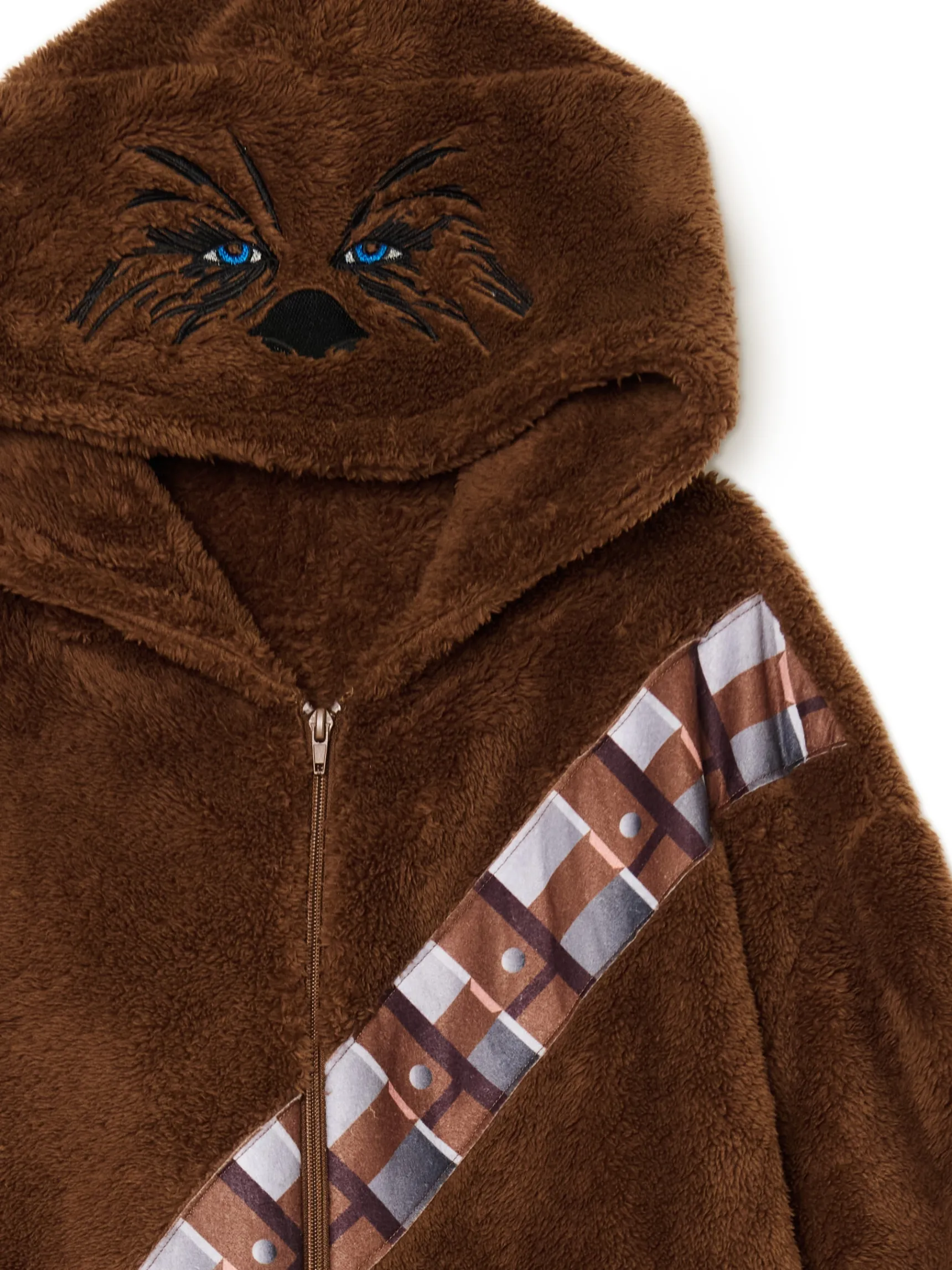 Online Cropp Świąteczna onesie Star Wars Chewbacca brązowy