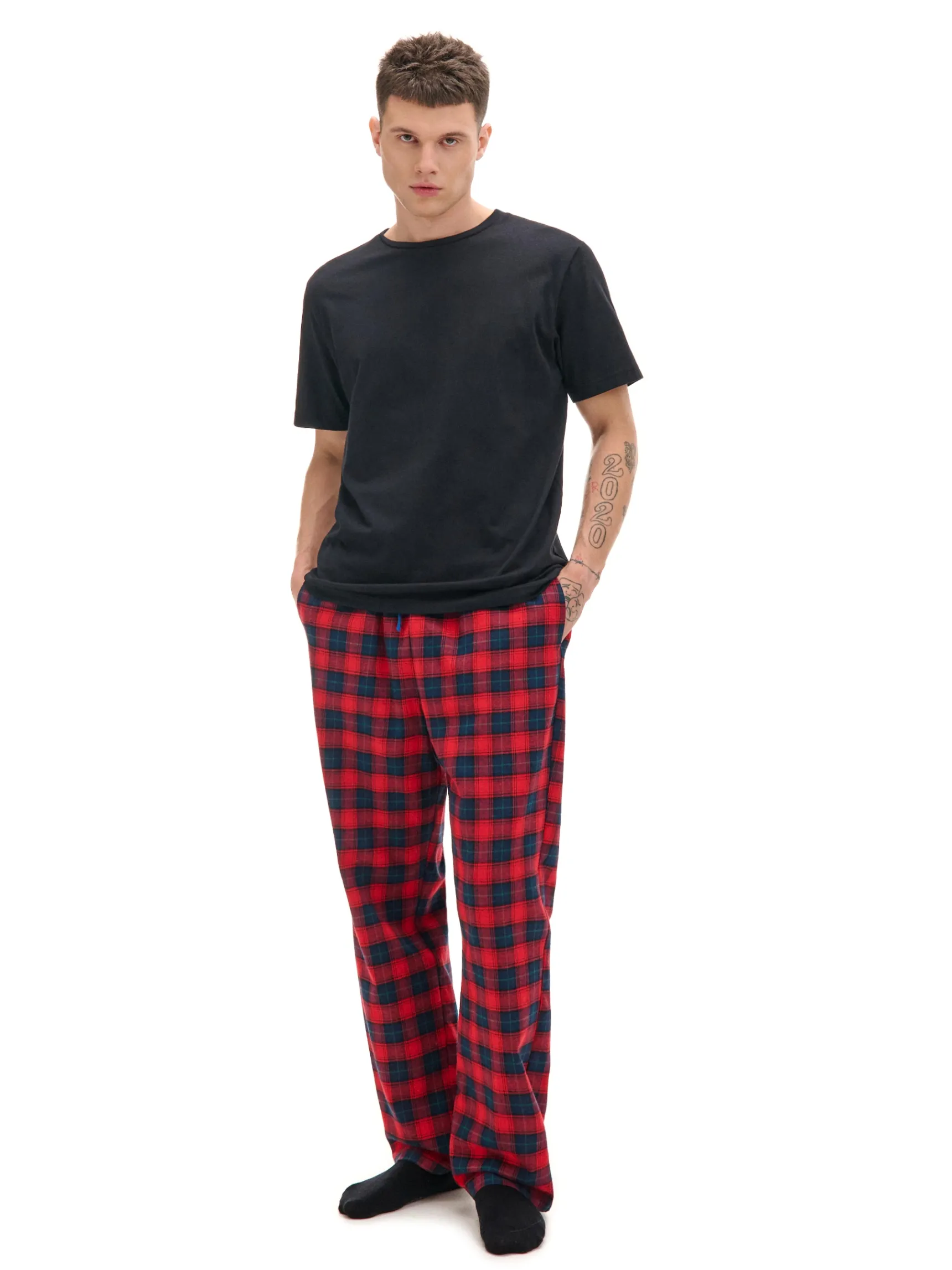 New Cropp Świąteczna piżama czerwony