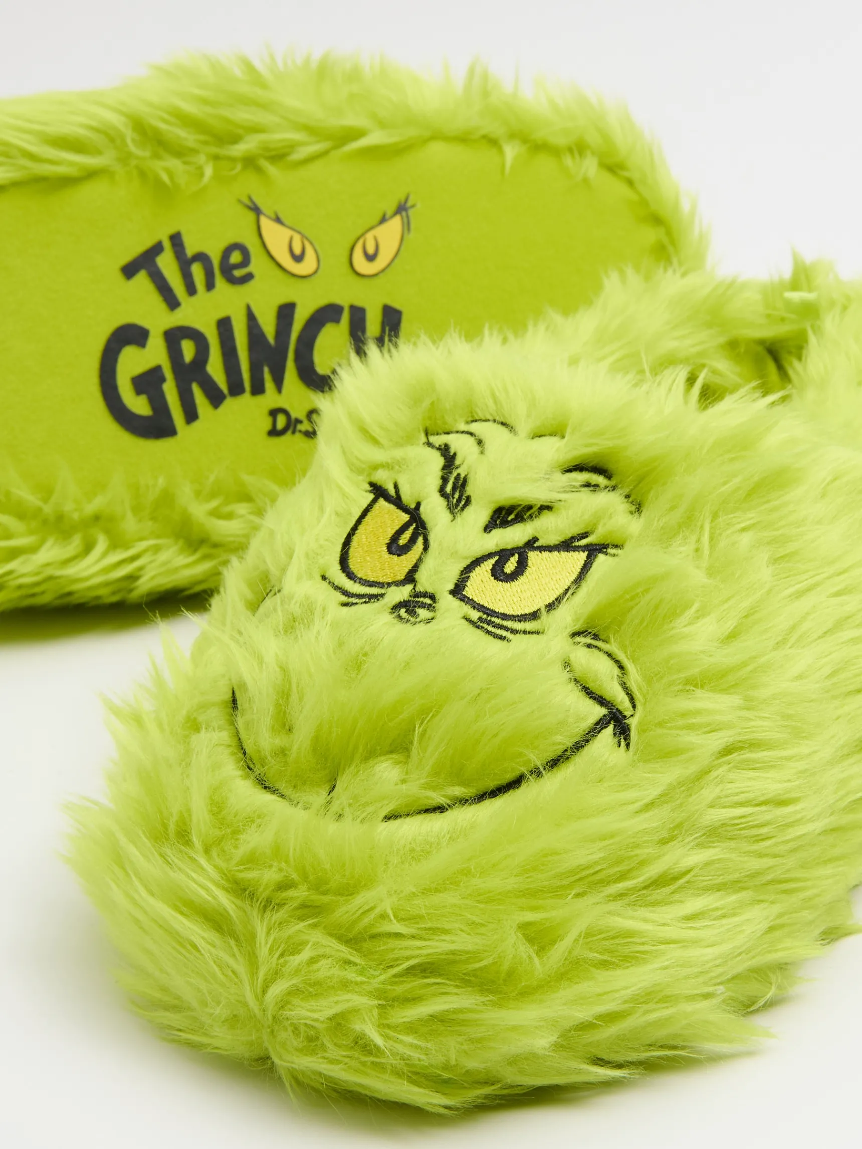 Fashion Cropp Świąteczne kapcie Grinch zielony