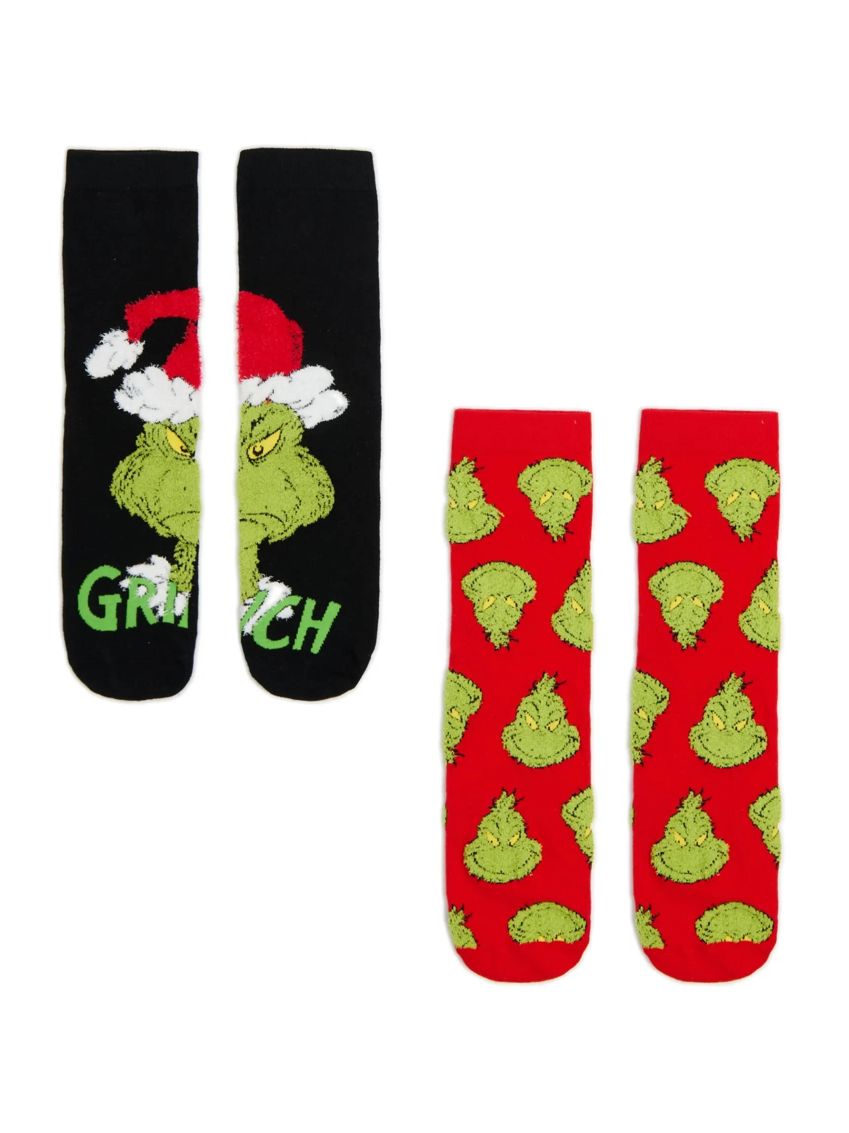 Hot Cropp Świąteczne skarpety Grinch zielony