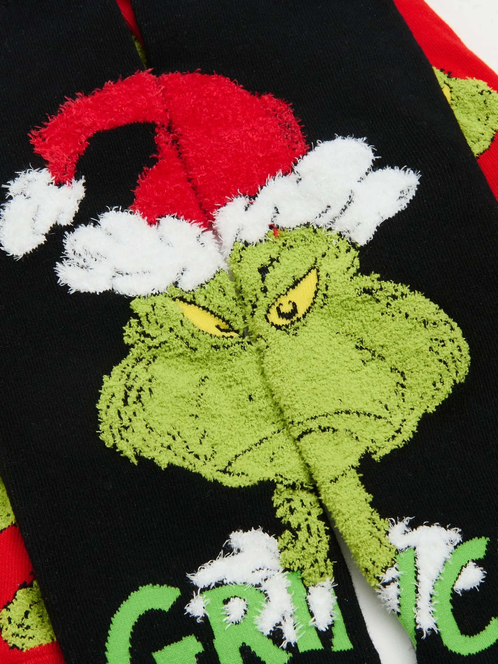 Hot Cropp Świąteczne skarpety Grinch zielony