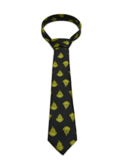 Discount Cropp Świąteczny krawat Grinch czarny