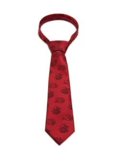 Discount Cropp Świąteczny krawat Rick i Morty czerwony