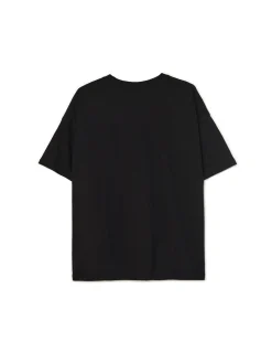 Clearance Cropp Świąteczny T-shirt z Ciastkiem czarny