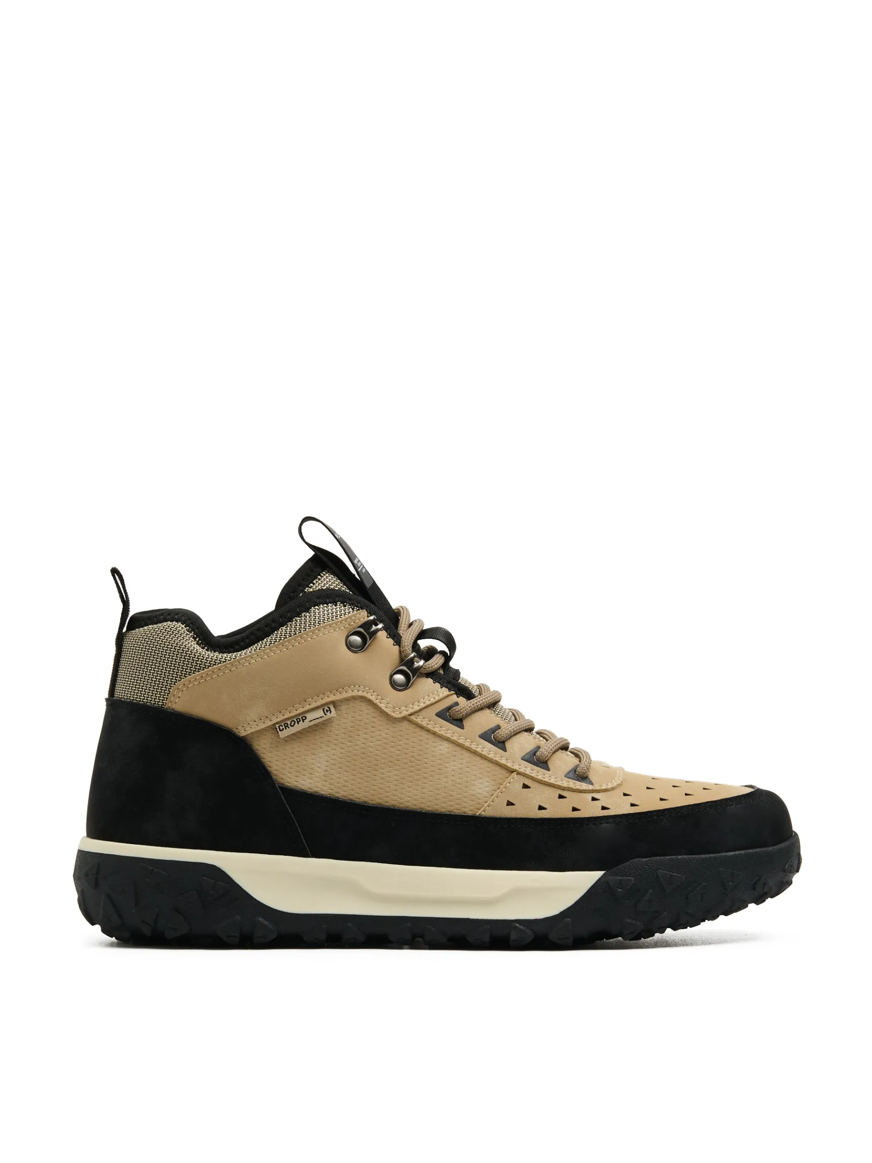 New Cropp Wysokie beżowe sneakersy beżowy