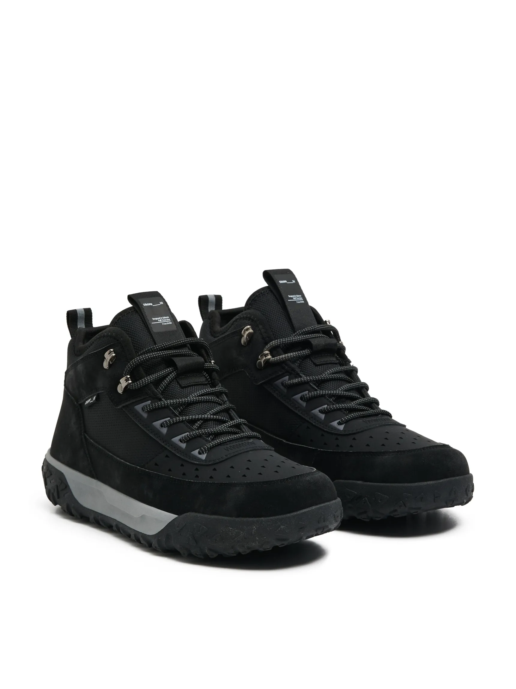 Fashion Cropp Wysokie czarne sneakersy czarny