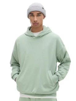 Hot Cropp Zielona bluza z kapturem zielony