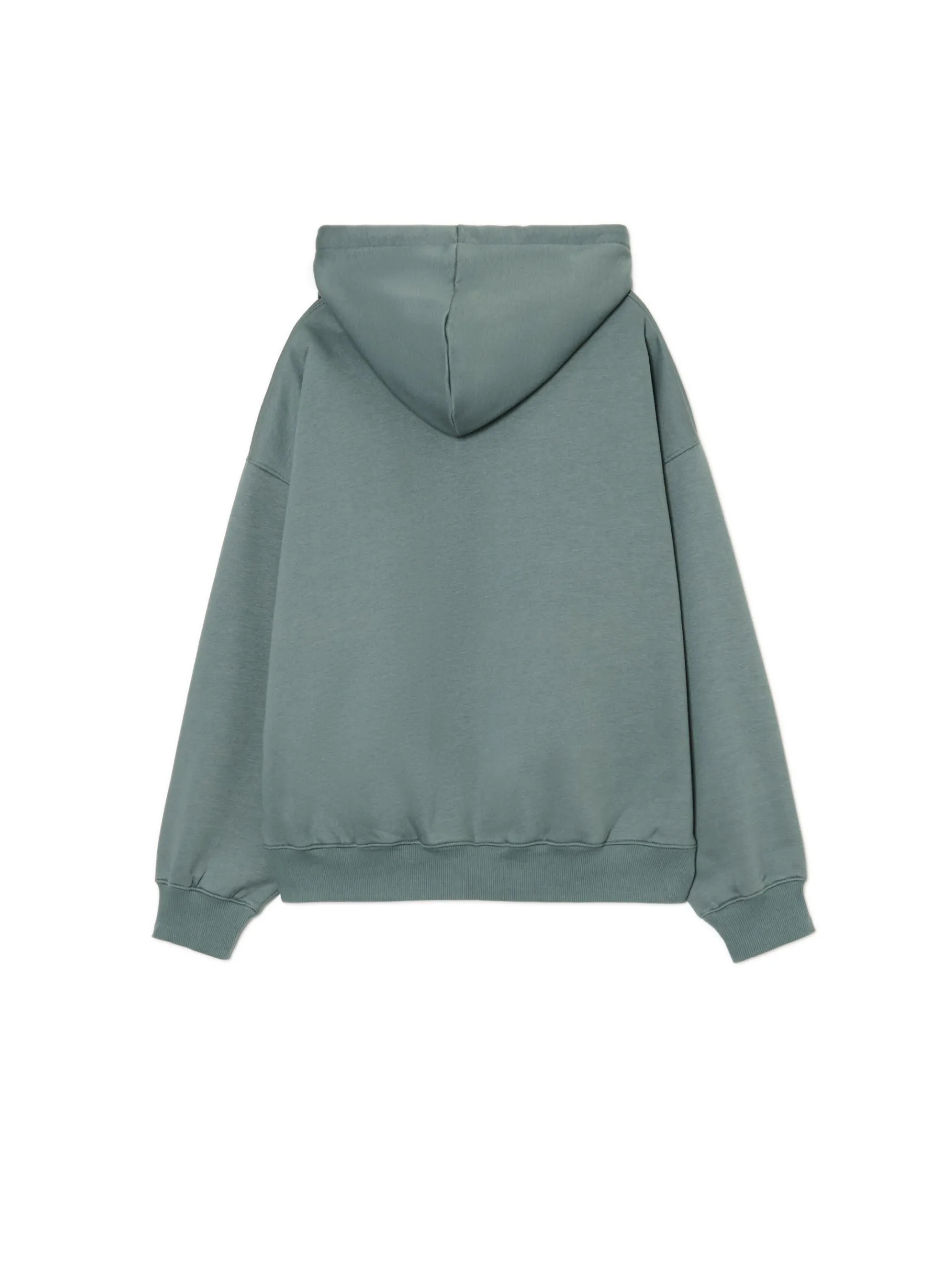 Clearance Cropp Zielona bluza z kocim motywem zielony